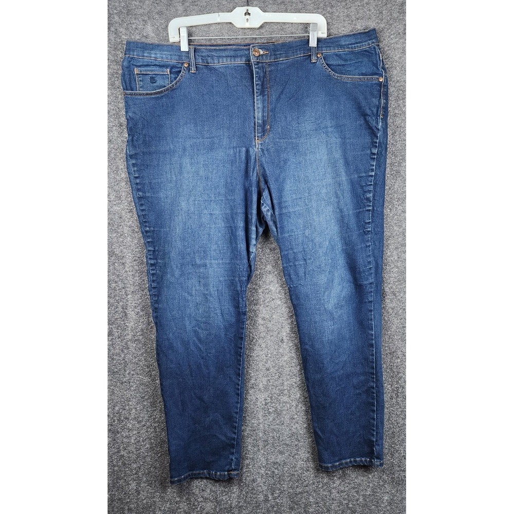 Gloria Vanderbilt Amanda Skinny Jeans Womens 24W Blue Medium Washโ High Rise